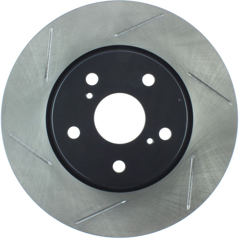 StopTech Power Slot 86-92 Supra ALL Front Right SportStop Slotted Rotor-Brake Rotors - Slotted-Stoptech-STO126.44040SR-SMINKpower Performance Parts