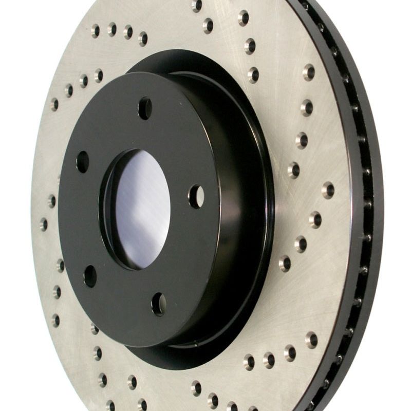 StopTech Drilled Sport Brake Rotor-Brake Rotors - Drilled-Stoptech-STO128.33098L-SMINKpower Performance Parts