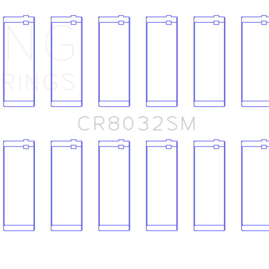 King Chrysler V8 5.7L / 6.1L / 6.4L Hemi (Size STD) Rod Bearing Set-tuningsupply.com