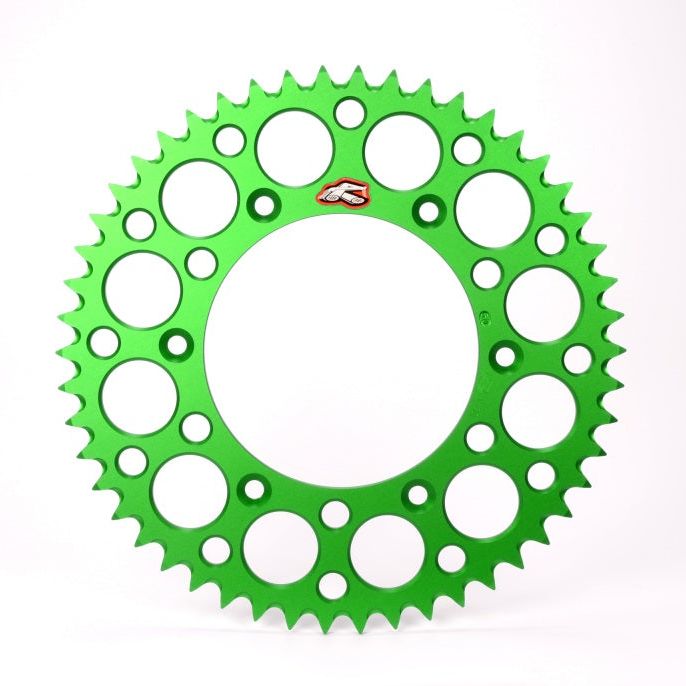 Renthal 91-09 Kawasaki KX 250/F/ 04-06 Suzuki RM-Z 250 Rear Grooved Sprocket - Green 520-48P Teeth-Misc Powersports-Renthal-REN112U-520-48GEGN-SMINKpower Performance Parts