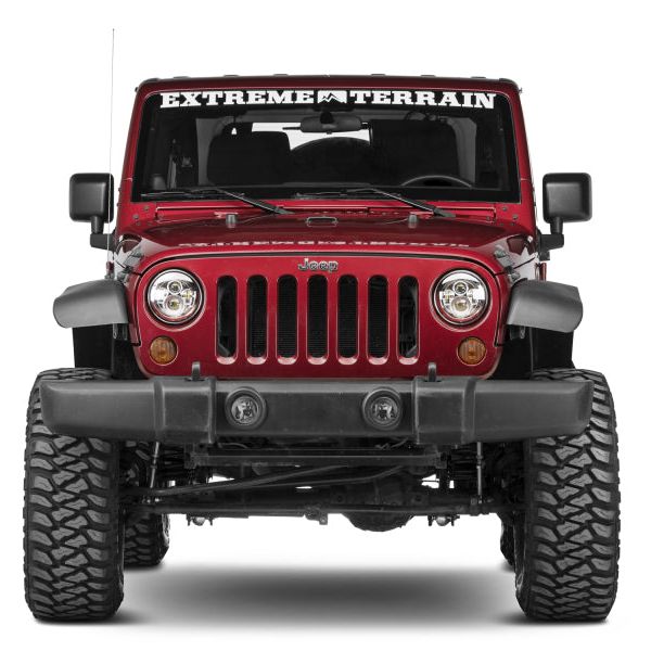 Raxiom 97-18 Jeep Wrangler TJ/JK Axial Series LED Daymaker Headlights- Chrome Housing (Clear Lens) - SMINKpower Performance Parts RAXJ108043 Raxiom