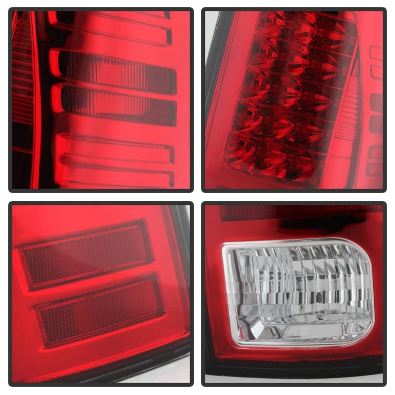 Spyder Dodge Ram 1500 13-14 13-14 LED Tail Lights LED Model only - Red Clear ALT-YD-DRAM13-LED-RC - SMINKpower Performance Parts SPY5077547 SPYDER