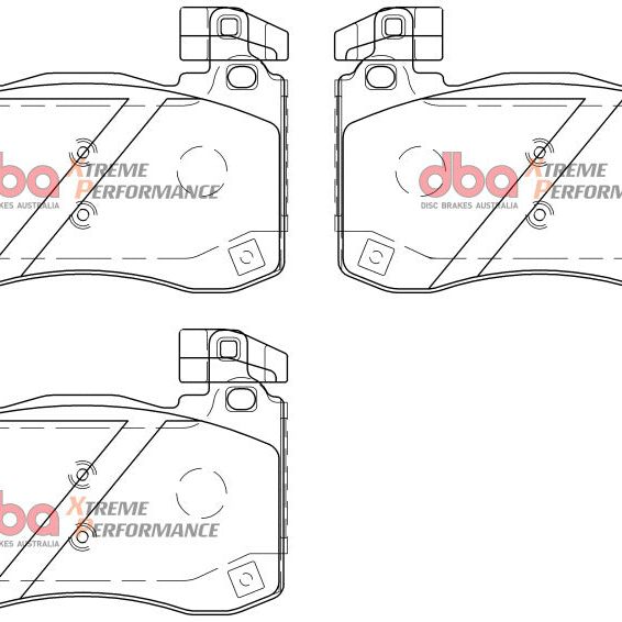 DBA 2018+ Kia Stinger V6 Twin Turbo XP Performance Front Brake Pads-tuningsupply.com