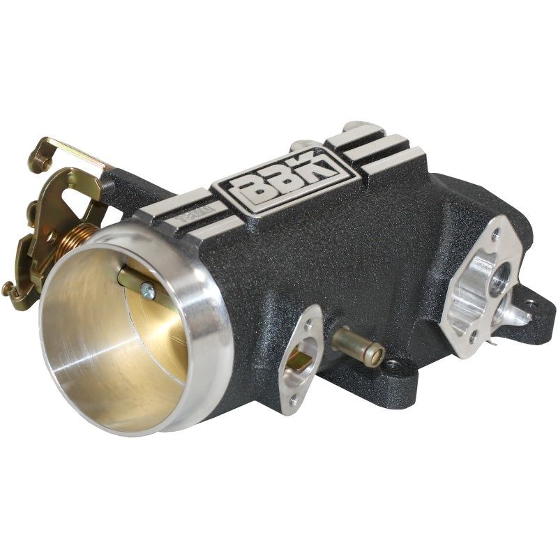 BBK 96-04 Mustang 4.6 GT 78mm Throttle Intake BBK Power Plus Series - Charcoal-tuningsupply.com