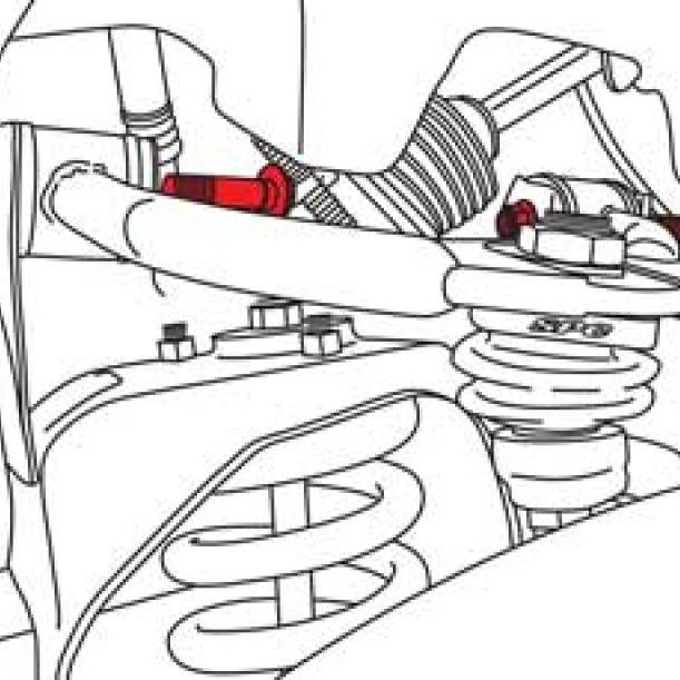 SPC Performance 04-13 Nissan Armada / 05-12 Pathfinder / 04-13 Titan UCA Mounting Bolt-Control Arms-SPC Performance-SPC21035-SMINKpower Performance Parts