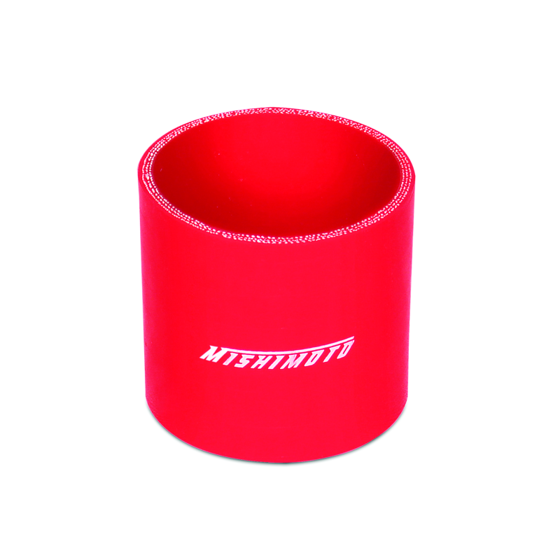 Mishimoto 3.0 Inch Red Straight Coupler-tuningsupply.com