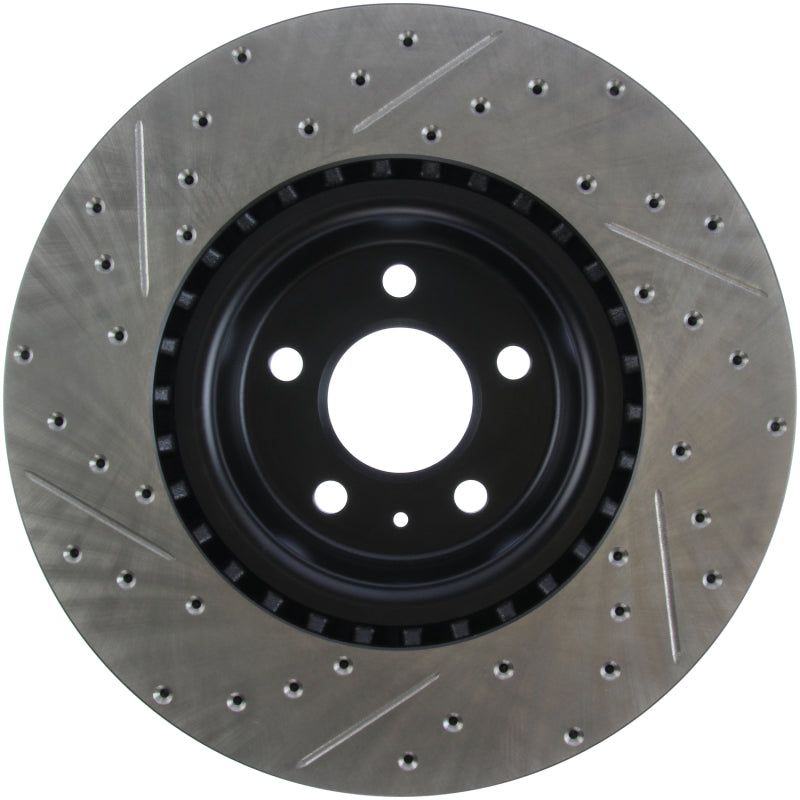 StopTech Slotted & Drilled Sport Brake Rotor-Brake Rotors - Slot & Drilled-Stoptech-STO127.33138L-SMINKpower Performance Parts