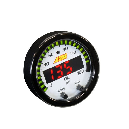 AEM X-Series 0-150 Oil Pressure Gauge Kit-tuningsupply.com