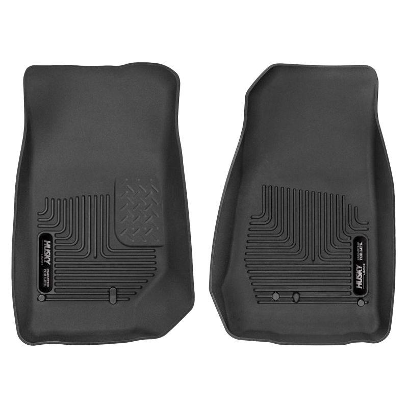 Husky Liners 2007-2014 Jeep Wrangler (2Dr/4Dr Unlimited) X-Act Contour Black Front Floor Liners-tuningsupply.com