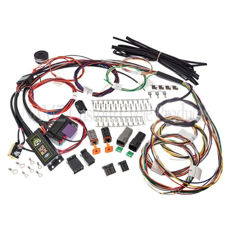 NAMZ Complete Bike Harness w/Starter Relay & 3-Circuits & Self Canceling & Run/Brake/Turn Sig Module-tuningsupply.com