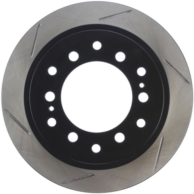 StopTech Power Slot 01-07 Toyota Sequoia/03-09 4 Runner / 03-09 Lexus GX470 Slotted Right Rr Rotor-Brake Rotors - Slotted-Stoptech-STO126.44128SR-SMINKpower Performance Parts