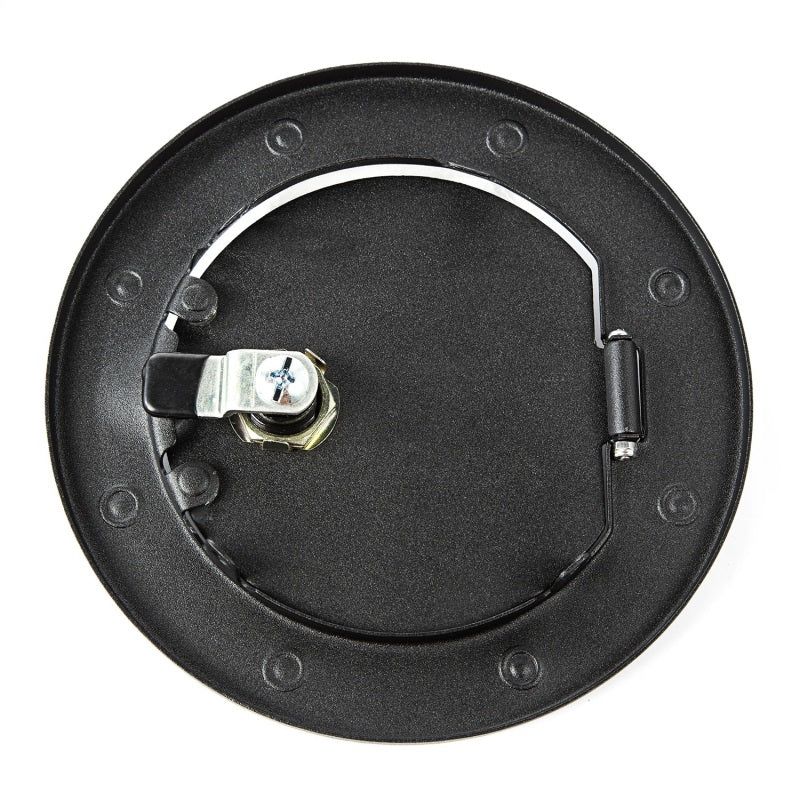 Rugged Ridge 07-18 Jeep Wrangler JK Textured Black Locking Gas Cap Door - SMINKpower Performance Parts RUG11229.06 Rugged Ridge