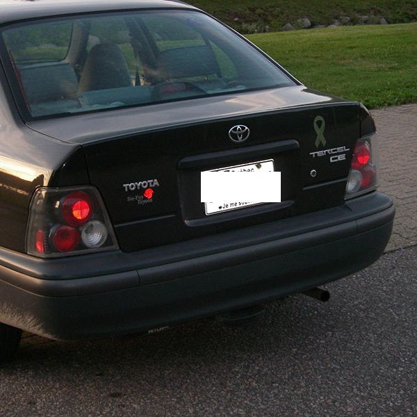 Spyder Toyota Tercel 95-98 Euro Style Tail Lights Black ALT-YD-TTER95-BK - SMINKpower Performance Parts SPY5008053 SPYDER