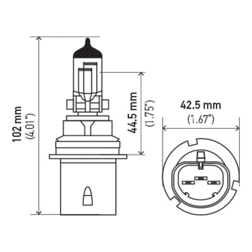 Hella Bulb 9004 12V 65/45W Xen Wht Xb (2)-tuningsupply.com