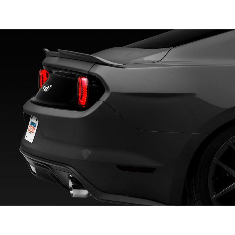 Raxiom 15-22 Ford Mustang Halo LED Tail Lights - Gloss Black Housing (Smoked Lens) - SMINKpower Performance Parts RAX393827 Raxiom