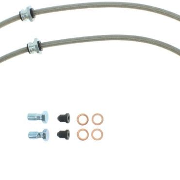 StopTech 12-13 Audi A3 / 06-09 VW GTI Mk V/10 GTI Mk VI/05-07 Jetta Front SS Brake Line Kit-Brake Line Kits-Stoptech-STO950.33015-SMINKpower Performance Parts