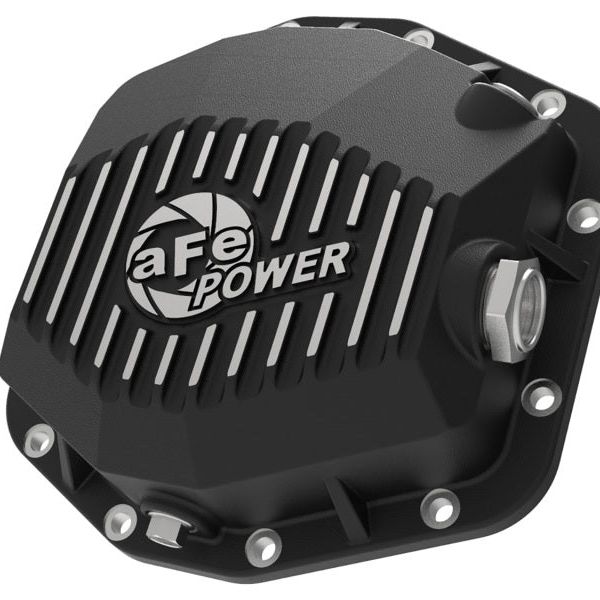 aFe Pro Series Rear Differential Cover Black 2018+ Jeep Wrangler (JL) V6 3.6L (Dana M220)-tuningsupply.com