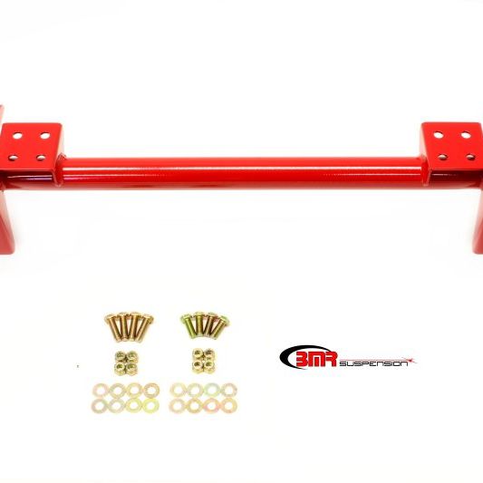 BMR 05-14 S197 Mustang Radiator Support w/ Sway Bar Mount - Red-tuningsupply.com