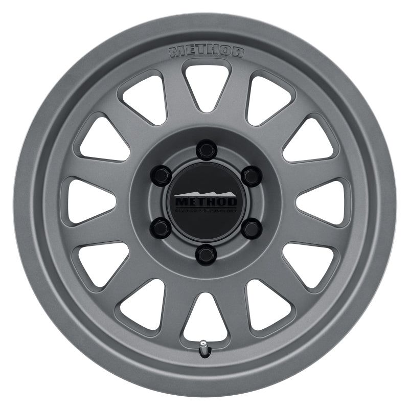 Method MR704 17x8.5 0mm Offset 5x5 71.5mm CB Matte Titanium Wheel-tuningsupply.com