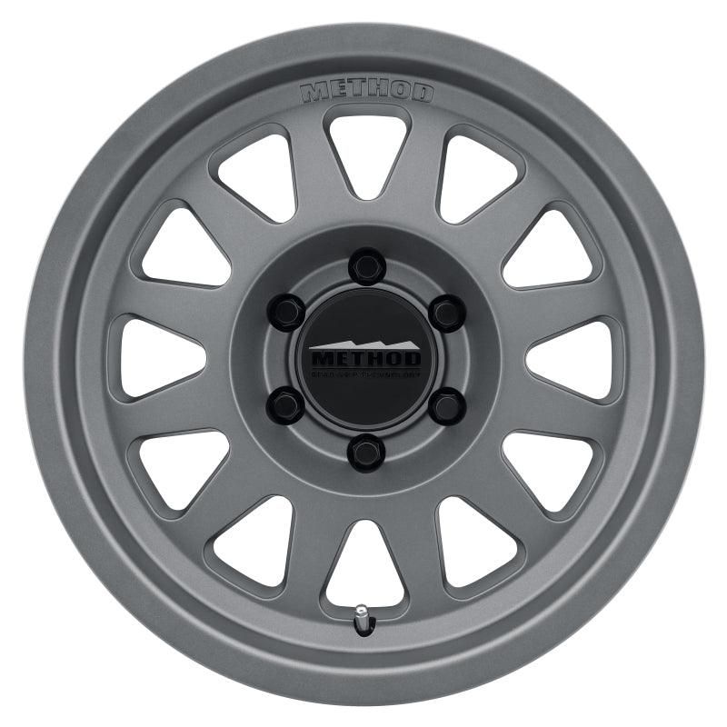 Method MR704 17x8.5 0mm Offset 6x5.5 106.25mm CB Matte Titanium Wheel-tuningsupply.com