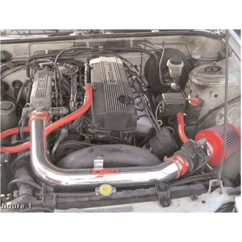 Injen 89-90 Nissan 240SX L4 2.4L Black IS Short Ram Cold Air Intake-tuningsupply.com