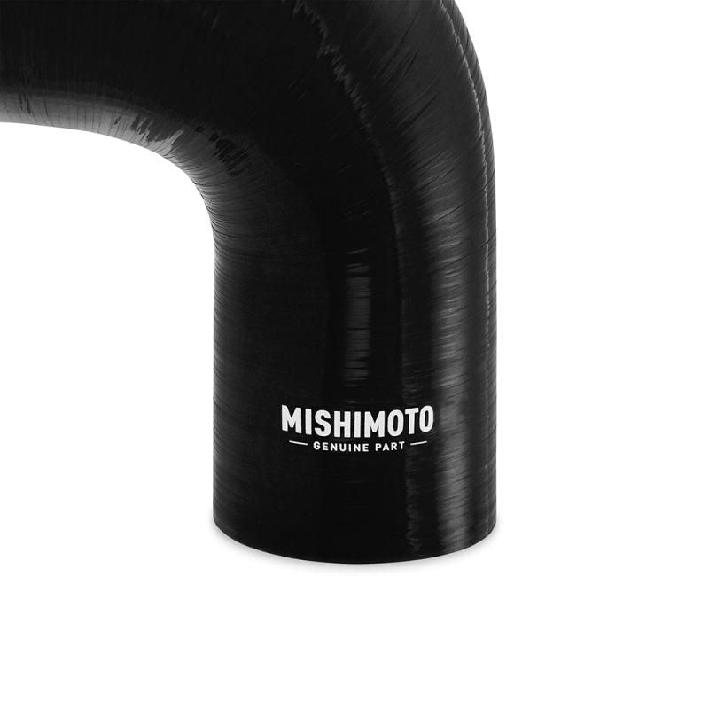 Mishimoto Silicone Reducer Coupler 90 Degree 2in to 2.5in - Black-tuningsupply.com