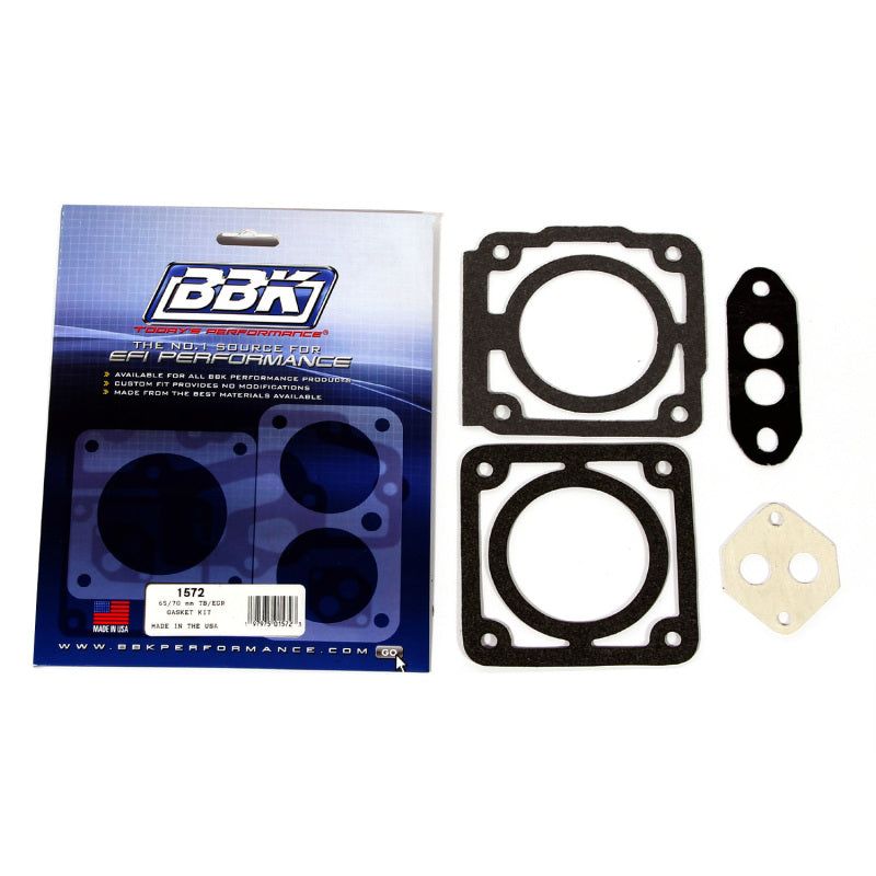 BBK 86-93 Mustang 5.0 65 70mm Throttle Body Gasket Kit-tuningsupply.com