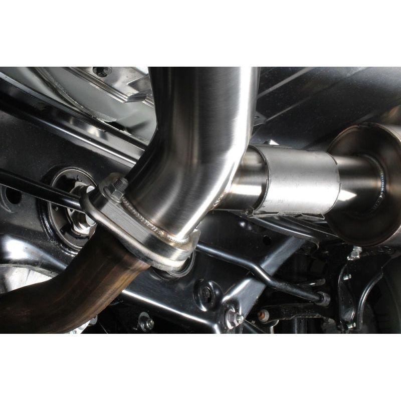 Perrin 2022 BRZ/GR86 Axle Back Exhaust SS (Single Side Exit w/Helmholtz Chamber) - SMINKpower Performance Parts PERPSP-EXT-368BR Perrin Performance