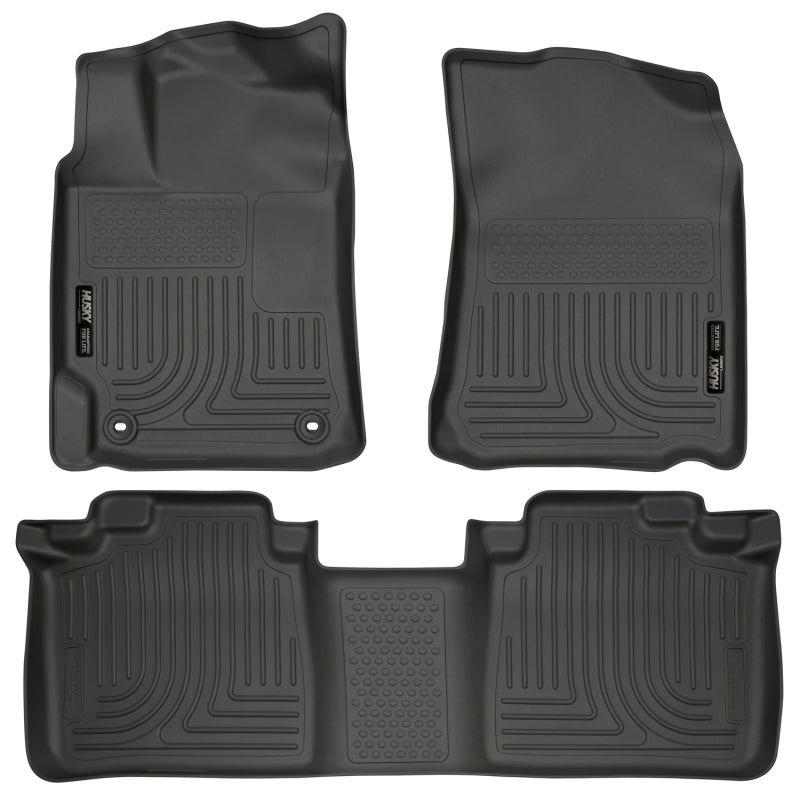 Husky Liners 2012 Toyota Camry WeatherBeater Combo Black Floor Liners-tuningsupply.com