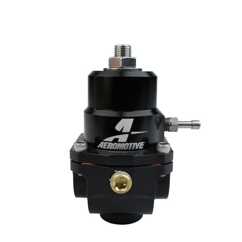 Aeromotive Adjustable Regulator - 35-75PSI - .188 Valve - (2) -08 Inlets/-08 Return-tuningsupply.com