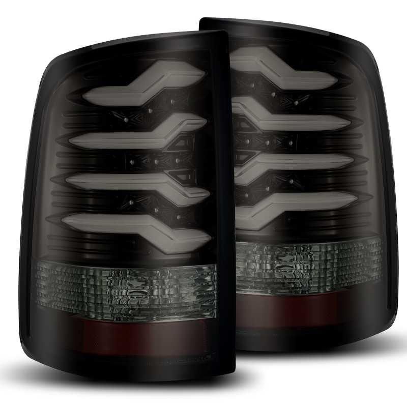 AlphaRex 09-18 Dodge Ram 1500 PRO-Series LED Tail Lights Jet Black-tuningsupply.com