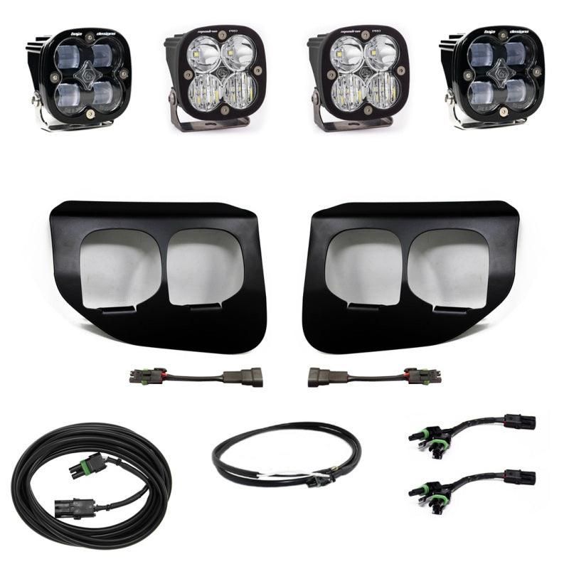 Baja Designs Ford Super Duty (20-On) Fog Lights Dual FPK SAE/Pro DC Baja Designs w/Upfitter-tuningsupply.com