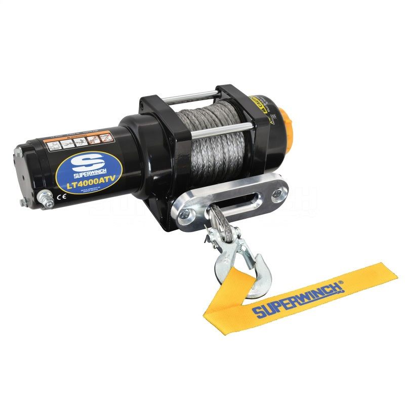 Superwinch 4000 LBS 12V DC 3/16in x 50ft Synthetic Rope LT4000 Winch - SMINKpower Performance Parts SUW1140230 Superwinch