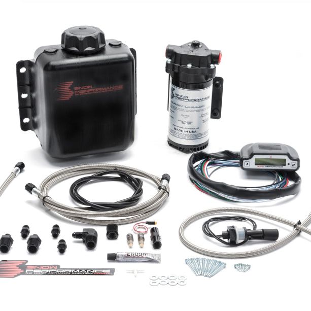 Snow Performance Stg 3 Boost Cooler EFI 2D MAP Prog. Water Injection Kit (SS Braided Line & 4AN)-Water Meth Kits-Snow Performance-SNOSNO-310-BRD-SMINKpower Performance Parts