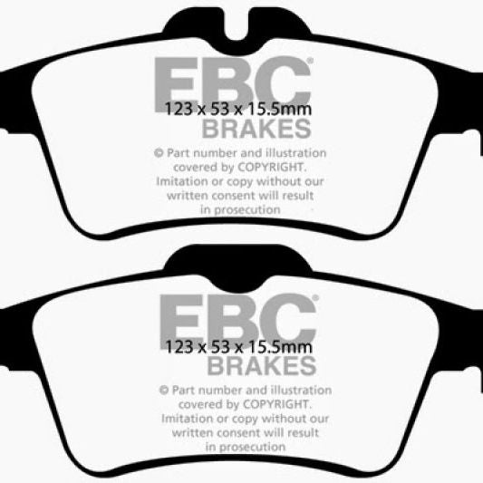 EBC 08-10 Chevrolet Cobalt 2.0L Turbo (Ss) Bluestuff Rear Brake Pads-tuningsupply.com