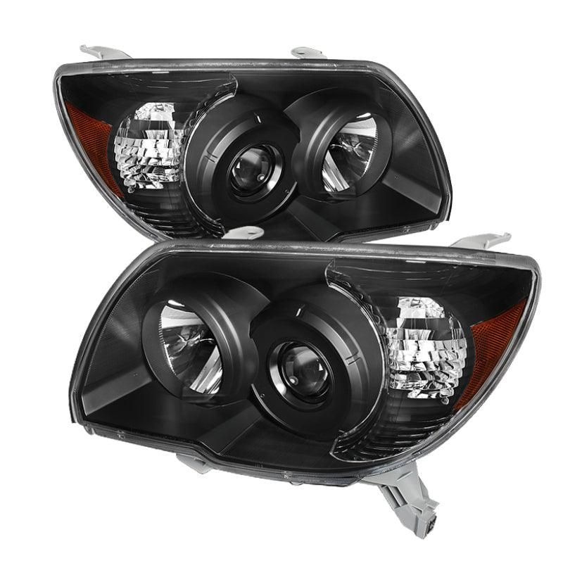 Xtune Toyota 4Runner 06-09 Crystal Headlights Black HD-JH-T4R06-AM-BK - SMINKpower Performance Parts SPY9023378 SPYDER