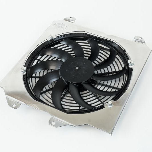 CSF 92-00 Honda Civic All-Aluminum Fan Shroud w/12in SPAL Fan-tuningsupply.com