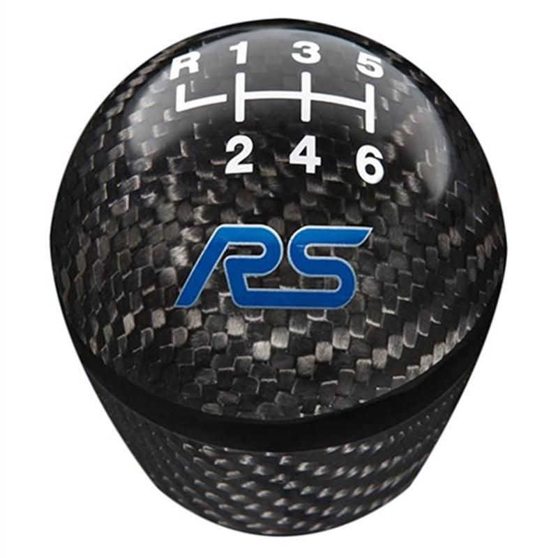 Ford Racing Focus RS Black Carbon Fiber Shift Knob 6 Speed-tuningsupply.com