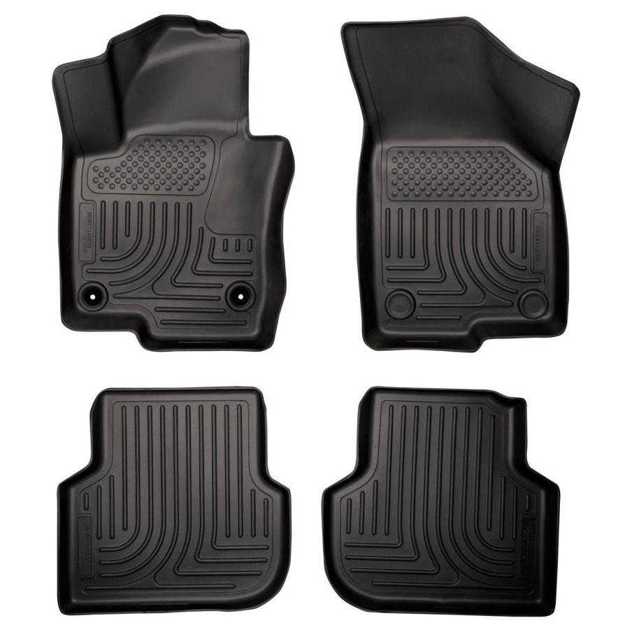 Husky Liners 2011 Volkswagen Jetta (Sedan) WeatherBeater Combo Black Floor Liners-tuningsupply.com