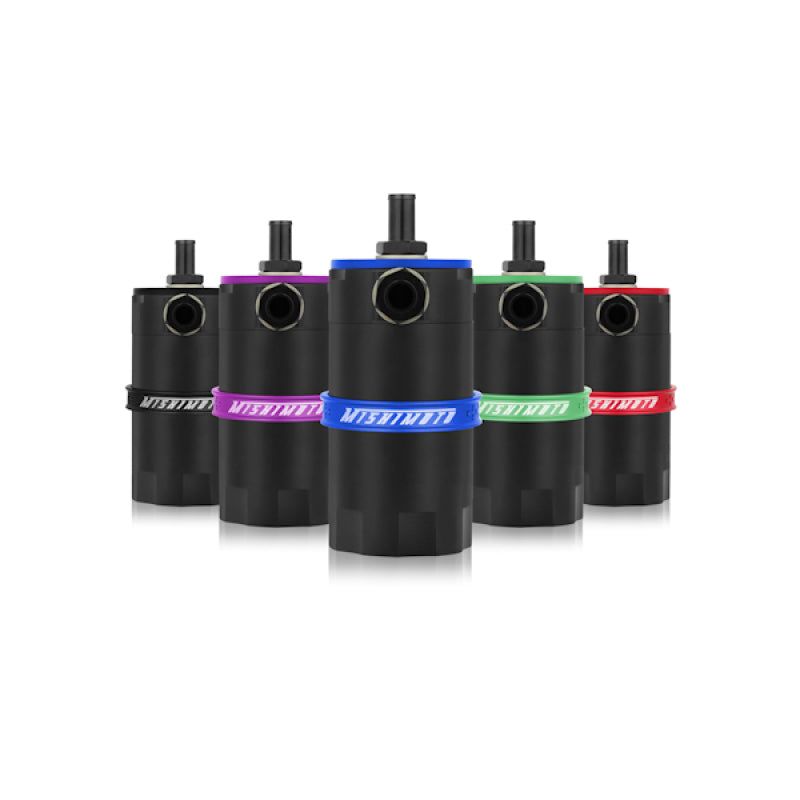 Mishimoto Universal Baffled Oil Catch Can - Black-tuningsupply.com