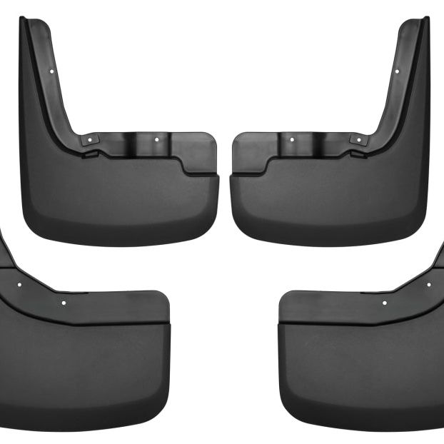 Husky Liners 19-23 Chevrolet Silverado 1500 (Excl. ZR2/TBoss) Front and Rear Mud Guards - Black-tuningsupply.com