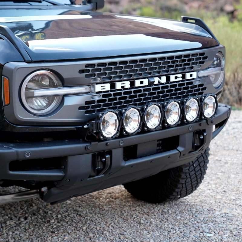 KC HiLiTES 21+ Ford Bronco 39in. Gravity LED Pro6 Light Bar Kit Front Bumper-tuningsupply.com