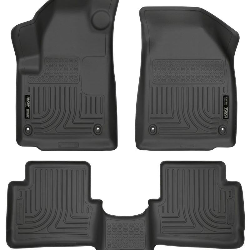 Husky Liners 2013 Dodge Dart WeatherBeater Black Front & 2nd Seat Floor Liners-tuningsupply.com