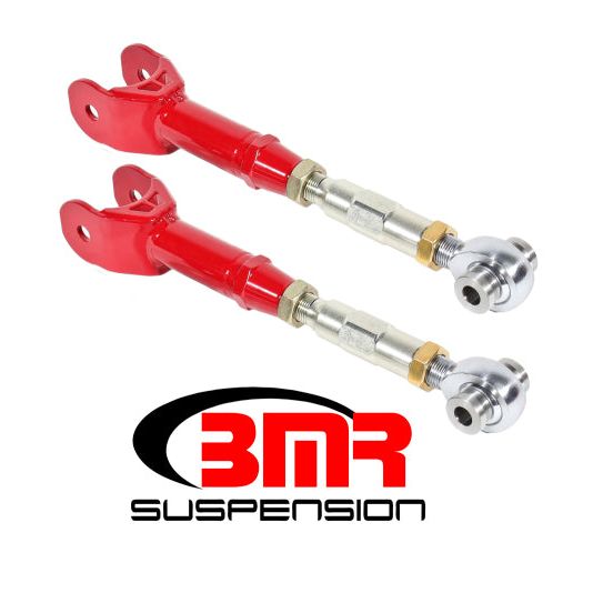 BMR 16-17 6th Gen Camaro Upper Trailing Arms w/ On-Car Adj. Rod Ends - Red-tuningsupply.com