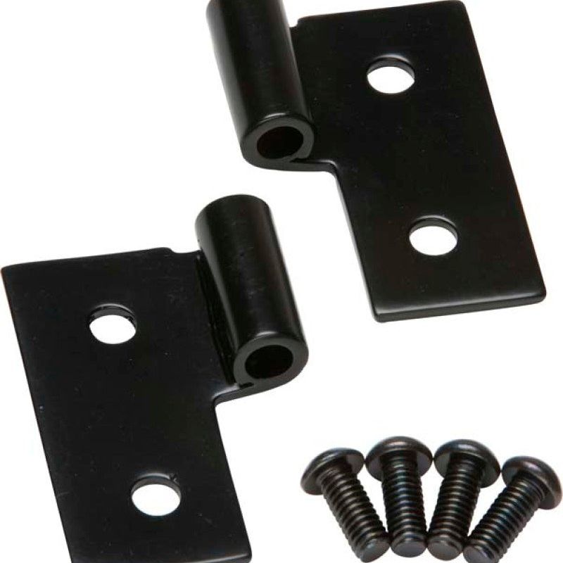 Kentrol 76-06 JEEP CJ/Wrangler YJ/TJ Lower Door Hinge Pair - Powdercoat Black-tuningsupply.com