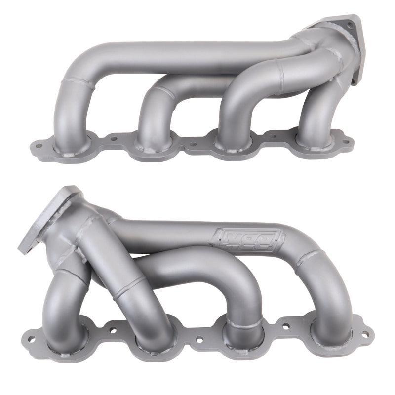 BBK 14-18 GM Truck 5.3/6.2 1 3/4in Shorty Tuned Length Headers - Titanium Ceramic-tuningsupply.com