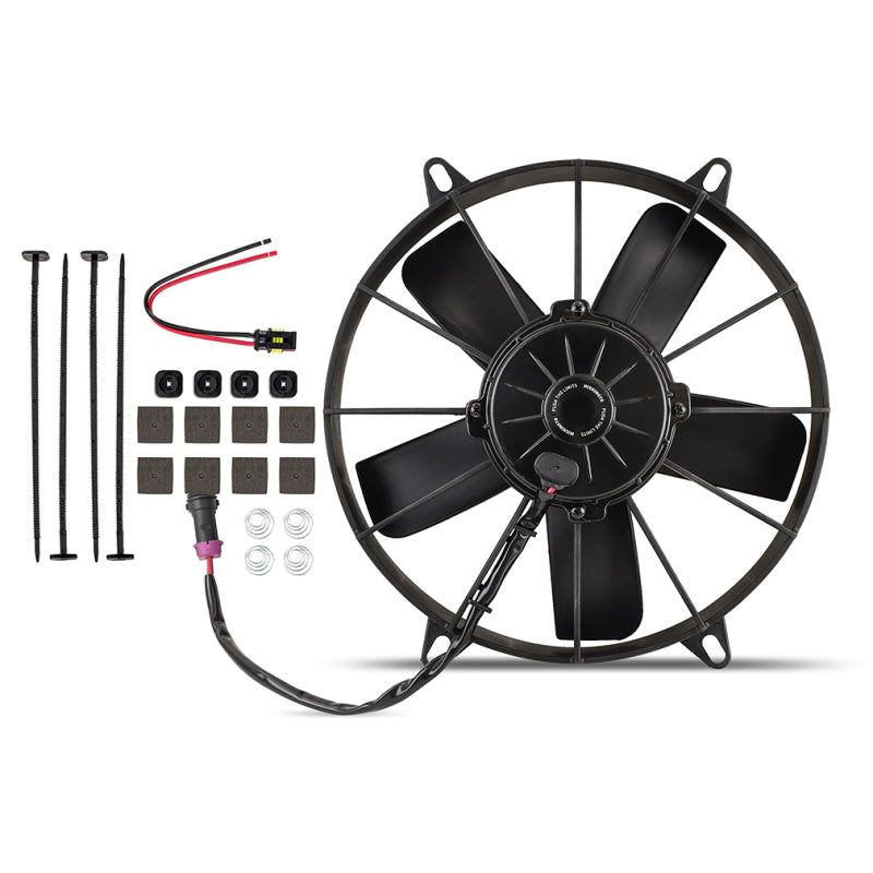 Mishimoto 11 Inch Race Line High-Flow Electric Fan-Fans & Shrouds-Mishimoto-MISMMFAN-11HD-SMINKpower Performance Parts