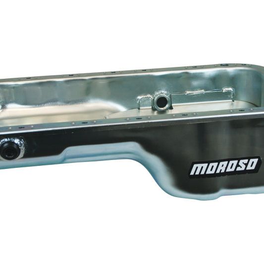 Moroso Honda 2.2/2.3L H Series Stock (w/Oil Drainbacks) Wet Sump 4qt 5.25in Steel Oil Pan-tuningsupply.com