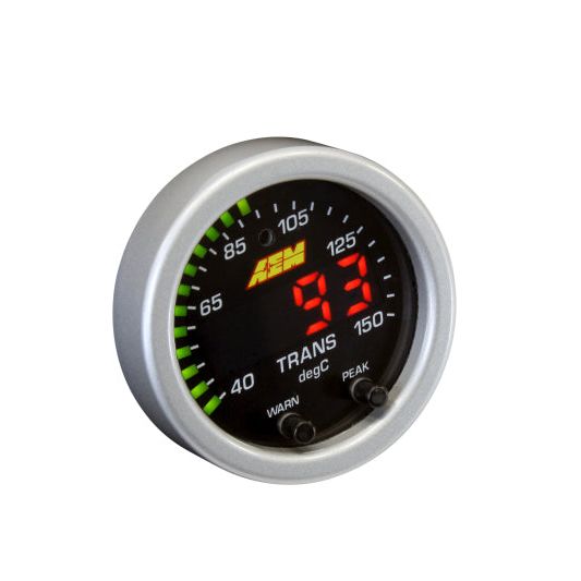 AEM X-Series Temperature 100-300F Gauge Kit (ONLY Black Bezel and Water Temp. Faceplate)-tuningsupply.com