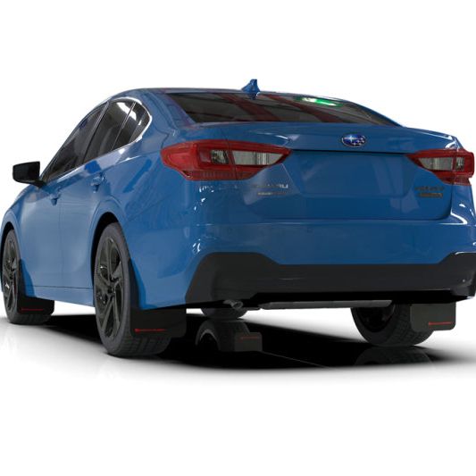 Rally Armor 20-22 Subaru Legacy Black UR Mud Flap w/ Grey Logo-Mud Flaps-Rally Armor-RALMF64-UR-BLK/GRY-SMINKpower Performance Parts